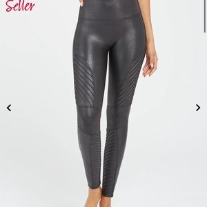 SPANX Moto Leggings - Size Small - Black - Great condition!